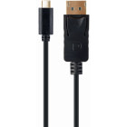 Cablu video Gembird USB-C Male - DisplayPort Male, 2 m, Negru