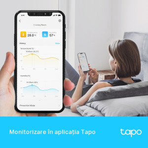 TP-LINK Senzor de temperatura si umiditate Tapo T315