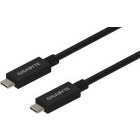Cablu periferice GIGABYTE USB-C 3.2 Male la USB-C 3.2 Male, 1 m, 60 W, 5A, Negru