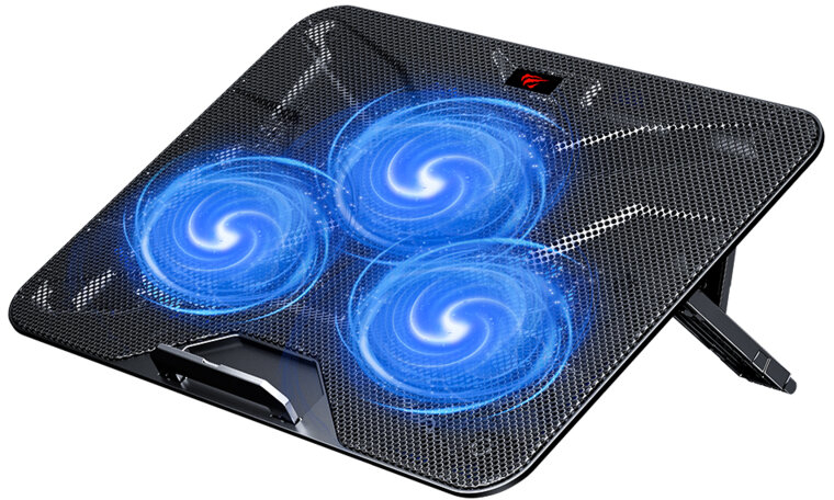 Stand/Cooler notebook Havit F2067, 18.3 inch, 3 ventilatoare, Black