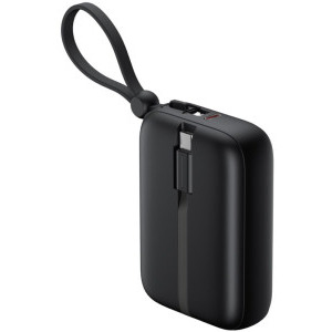 Havit PB5215, 10000 mAh, 1x Lightning, 2x USB-C, 20 W, Display, Cablu USB-C integrat, Black