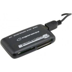 Cititor carduri Esperanza EA117 All-In-One USB 2.0