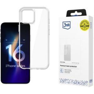 3MK Protectie pentru spate Armor Case pentru iPhone 16 Pro Max, culoare Transparent