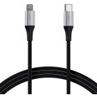 Cablu de date / adaptor Allity AUC-01, USB-C Male la Lightning Male, 27W, 2 m, Black