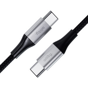Allity AUC-01, USB-C Male la USB-C Male, 100W, 1 m, Black