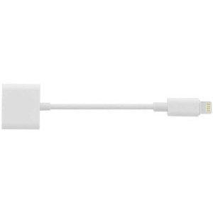 Lamtech Adaptor 4-in-1, dual Lightning, White