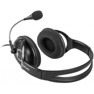 Natec Over-Ear, Bear 2 Black