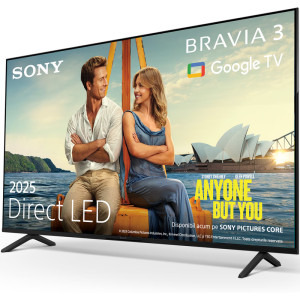 Sony Smart TV BRAVIA 3 65S35 Seria S3 164cm negru 4K UHD HDR