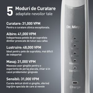 Dr. Mayer Periuta de dinti electrica GTS2080 Gri