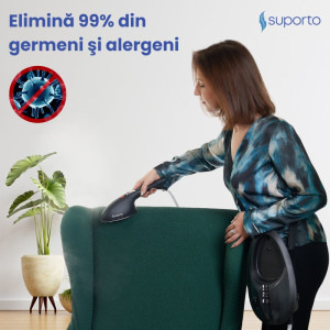 Suporto Aparat de calcat cu abur ACA4N, 1200W, 25g/min, Gri/Negru