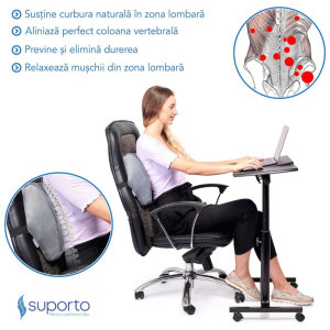 Suporto Set perna lombara + perna sezut, fermitate regular