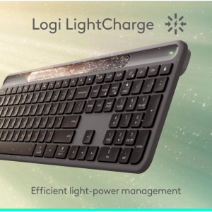 Logitech K980 Signature Slim Solar Black-Grey
