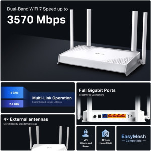 TP-LINK Gigabit Archer BE220W Dual-Band WiFi 7