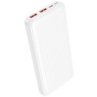 Baterie externa Borofone BJ80, 10000 mAh, 2x USB, 1x USB-C, 22.5 W, White