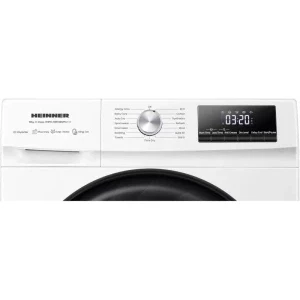 Heinner HHPD-HMY80IVFC+, Pompa de caldura, 8 kg, Clasa C, Inverter, Iluminare interioara, Alb