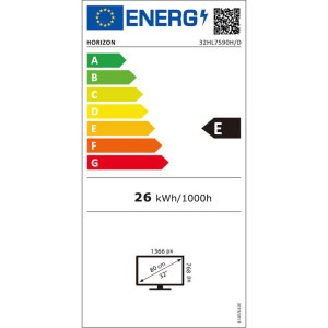 Horizon Smart TV 32HL7590H/D Seria HL7590H/D 80cm negru HD Ready