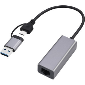 Gembird A-USB3AC-LAN2G-01 2.5 Gbps USB-C Argintiu