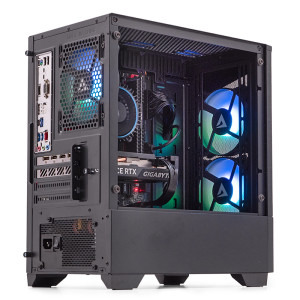 Gaming BALAUR Legendar powered by GIGABYTE, Intel i5-12400F 2.5GHz, 32GB DDR4, 1TB SSD, RTX 4060 8GB GDDR6, Iluminare RGB