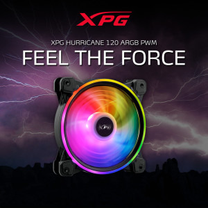 XPG Hurricane ARGB 120 PWM Black
