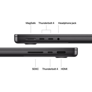 Apple 14.2'' MacBook Pro 14 Liquid Retina XDR, Apple M4 chip (10-core CPU), 32GB, 1TB SSD, Apple M4 10-core GPU, macOS, Space Black, INT keyboard, 2024