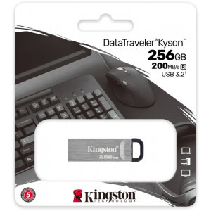Kingston DataTraveler Keyson 256GB USB 3.2 Silver