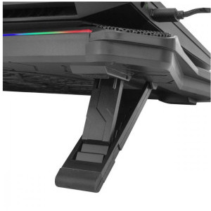 White Shark GLACIER, max. 17.3 inch, black, ventilator 170 mm, Rainbow LED