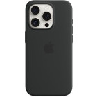 Apple Protectie pentru spate, material silicon pentru iPhone 15 Pro, culoare Black