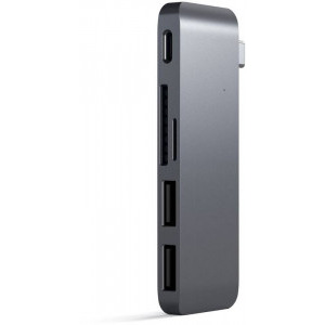 Satechi USB-C Hub 2x USB, 1x microSD, Space Grey
