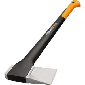 Fiskars Pachet Topor pentru despicat X21-L + Dispozitiv pentru ascutit topoare si cutite