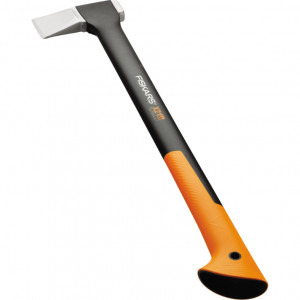 Fiskars Pachet Topor pentru despicat X21-L + Dispozitiv pentru ascutit topoare si cutite