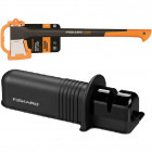 Fiskars Pachet Topor pentru despicat X21-L + Dispozitiv pentru ascutit topoare si cutite