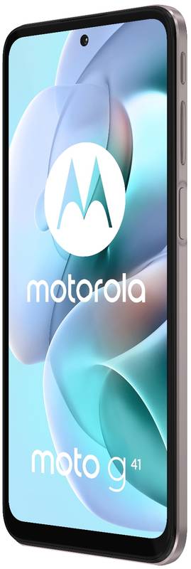 Smartphone Motorola Moto G41, display OLED, 128GB, 6GB RAM, Dual SIM, 4G, 4-Camere, baterie 5000 mAh, incarcare rapida TurboPower 30, Pearl Gold
