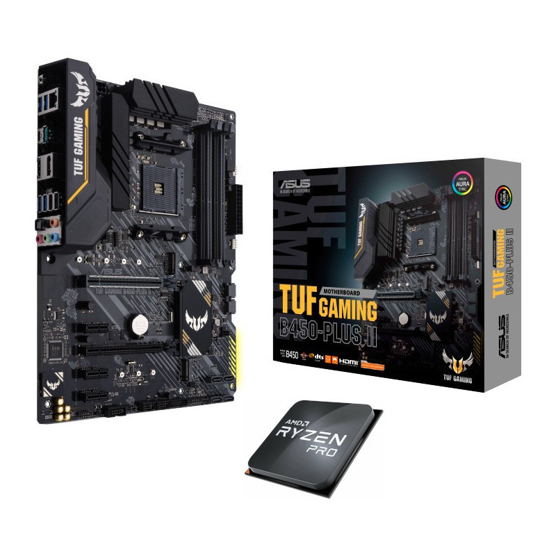Procesor AMD Ryzen 5 PRO 3350G 3.6GHz + Placa de baza ASUS TUF GAMING ...