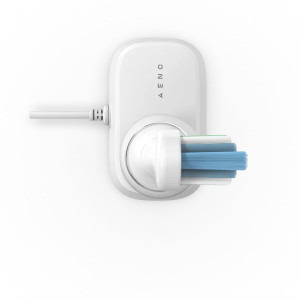 AENO Periuta de dinti electrica DB5,  46000 vibratii/ min., 5 moduri curatare ,2 capete de periaj,  Alb