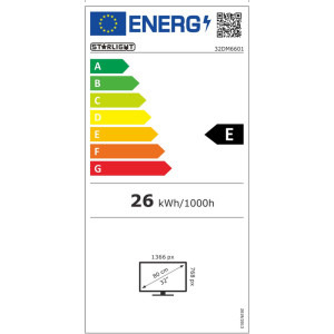 Star-Light Smart TV 32DM6601 Seria DM6601 80cm gri inchis HD Ready