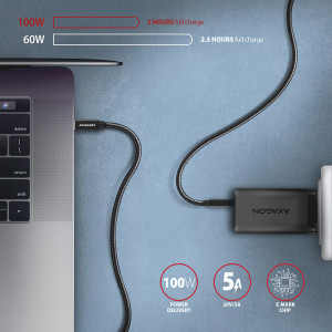 AXAGON USB 3.2 Tip C Male - USB 3.2 Tip C Male, 2m, negru