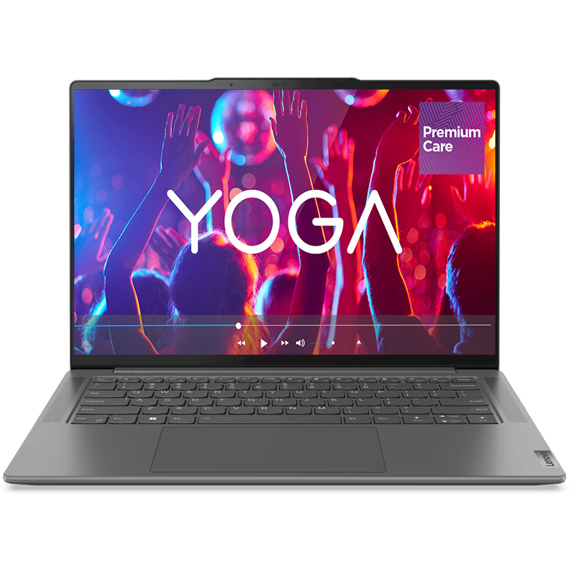 Ultrabook Lenovo 14.5'' Yoga Pro 7 14APH8, 3K IPS 120Hz, Procesor AMD Ryzen™ 7 7840HS (16M Cache, up to 5.1 GHz), 16GB DDR5X, 1TB SSD, GeForce RTX 4050 6GB, No OS, Storm Grey, 3Yr Onsite Premium Care