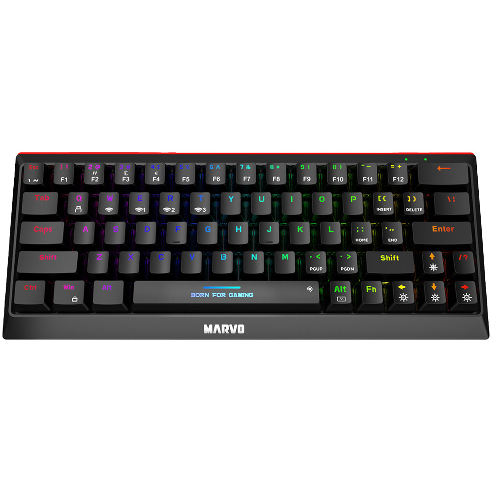 Tastatura Gaming Marvo KG962W Rainbow Blue Switch Mecanica
