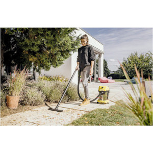 Karcher umed & uscat WD3 S, 1000W, 17L, Galben/Negru/Argintiu
