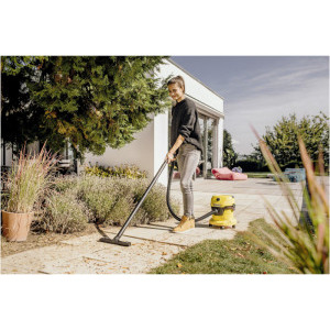 Karcher umed & uscat WD3-15, 1000W, 15L, Galben/Negru