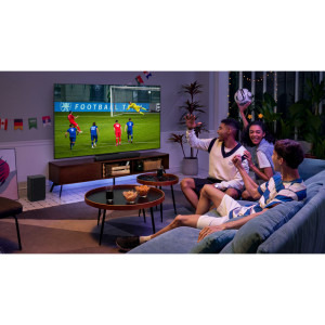 TCL Smart TV QLED Mini LED 65C805 Seria C805 164cm gri-negru 4K UHD HDR