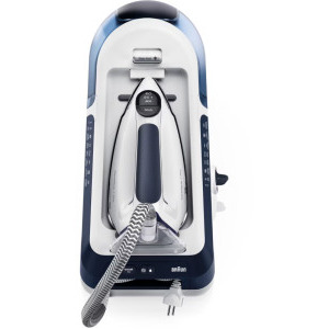 Braun Statie de calcat CareStyle 7 Pro IS7282BL, 2700W, 180g/min, Alb/Albastru
