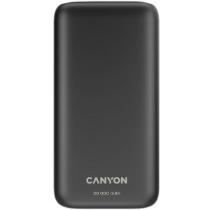 Canyon PB-301, 30000 mAh, 2x USB, 1x USB-C, cu tehnologia PD 20W/QC 3.0, Black