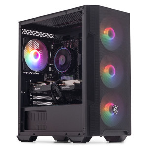 PC Gaming ZMEU Hyper, Intel i3-12100F 3.3GHz, 16GB DDR4, 500GB SSD