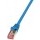 Cablu retea Logilink PrimeLine CAT6 Patch Cable S/FTP 1m blue