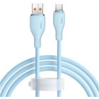 Cablu de date / adaptor Baseus Pudding, USB Male la USB-C Male, 100 W, 1.2 m, Blue