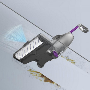 Jimmy HW8 Pro, 2 rezervoare de apa, autocuratare, vertical, 300W, 0.5L, Mov - Gri