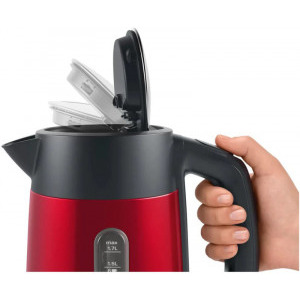 Bosch Designline TWK4P434, 2400W, 1.7L, Rosu