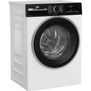 Beko B3WFU48415WBPBES, 8 kg, 1400 RPM, Clasa A, ProSmart Inverter, EnergySpin, SteamTherapy, Iron Fast, Alb