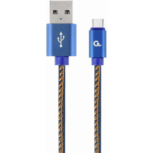 Gembird USB Male la USB-C Male, 2 m, Blue